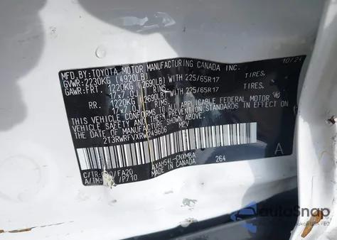 2024 Toyota Rav4 Hybrid Xle from USA, damaged, VIN 2T3RWRFVXRW249606